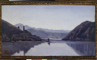 Lago di Piediluco, Ombrie, 19e siècle